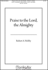 Praise to the Lord the Almighty SATB choral sheet music cover